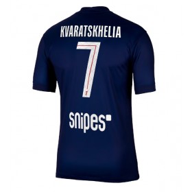Herren Fußballbekleidung Paris Saint-Germain Khvicha Kvaratskhelia #7 Heimtrikot 2025-26 Kurzarm